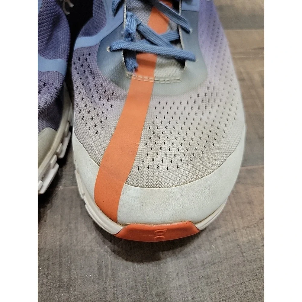 On Cloud Flow Shoes Mens 12 Blue Orange Running Gorpcore Sneaker 35.99237